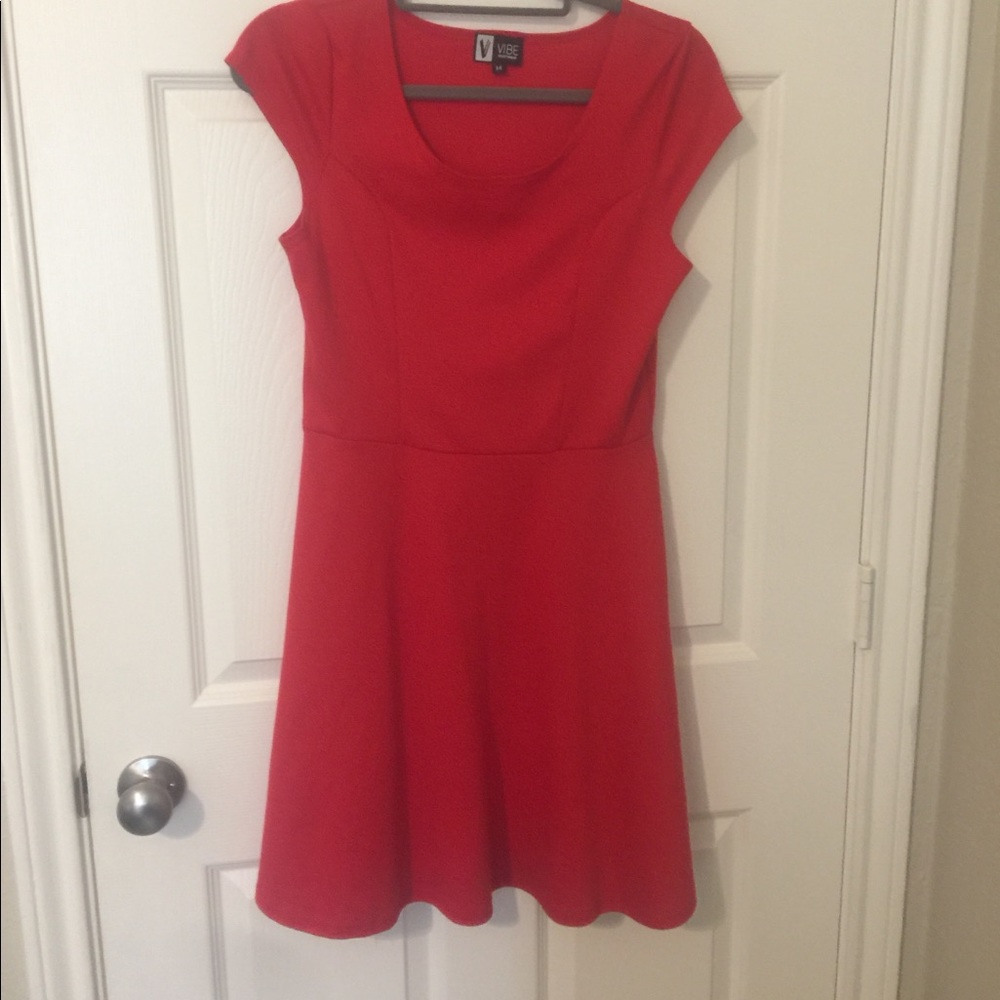 Red sporty dress golf or tennis